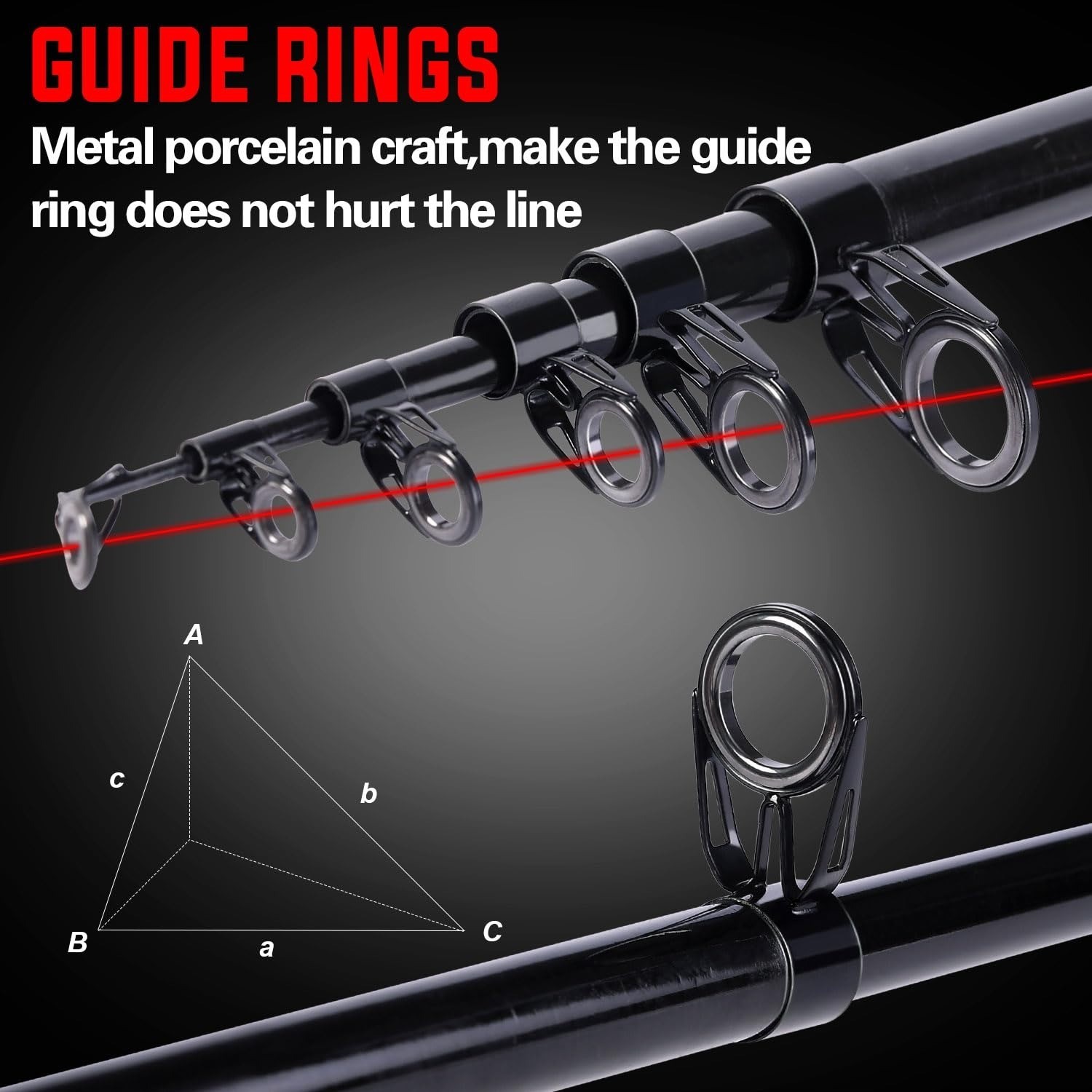 Sougayilang Telescopic Fishing Rod – Lightweight Carbon Fiber, 10 ft
