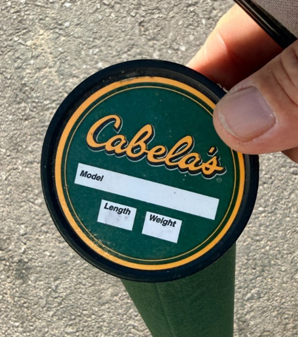 Cortland “Precision I” 4 pc Fly Fishing Rod. 8’ W/ Cabela’s Tube ,Sock & Cover
