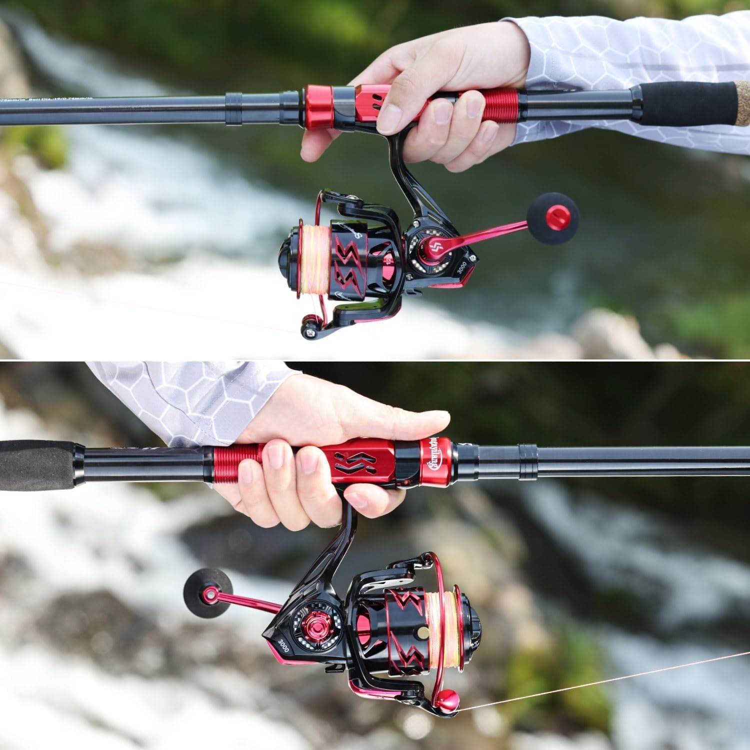 Sougayilang Telescopic Fishing Rod – Lightweight Carbon Fiber, 10 ft