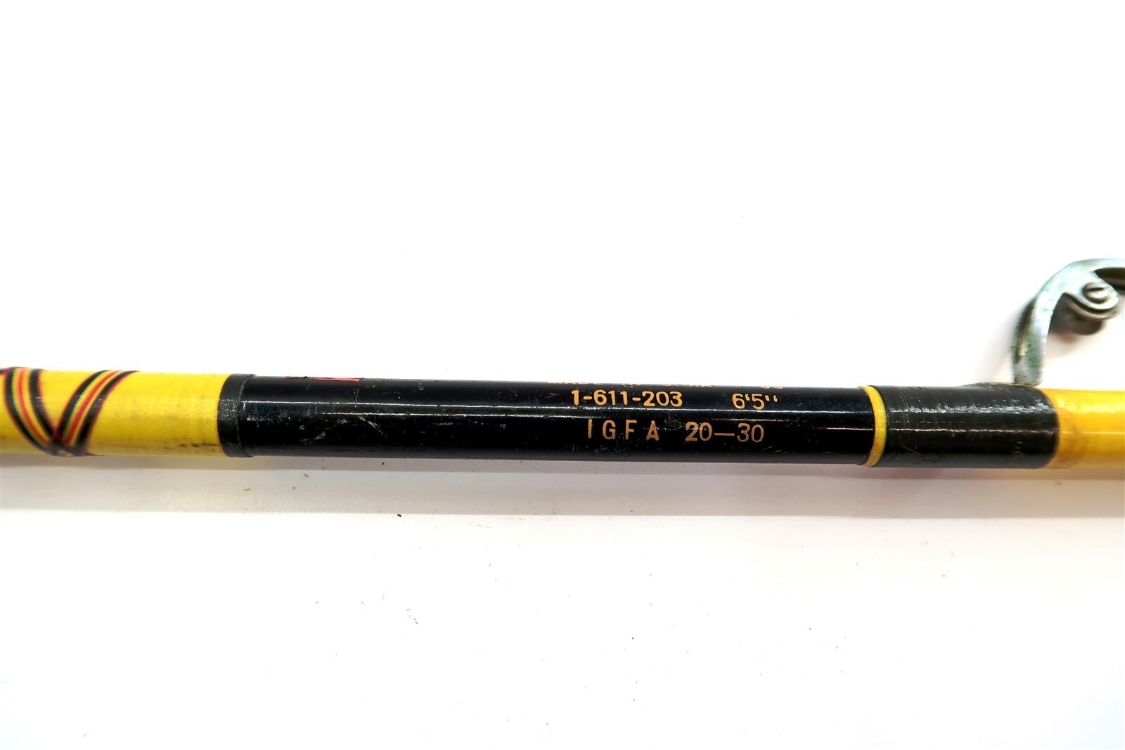 South Bend 1-611-203 Saltwater Trolling Rod w/ Roller Guides ~ MISSING ROD BUTT