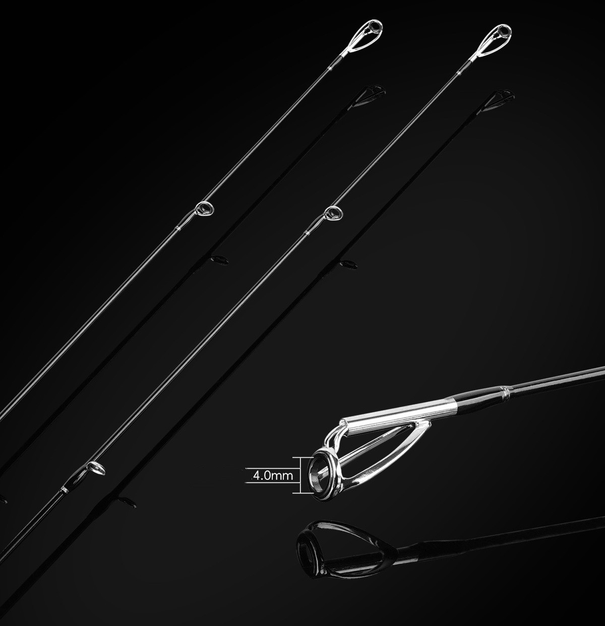 Fishing Rods 7ft 8ft Casting Spinning Rod Carbon Fiber Trout 5 Section Fast Pole