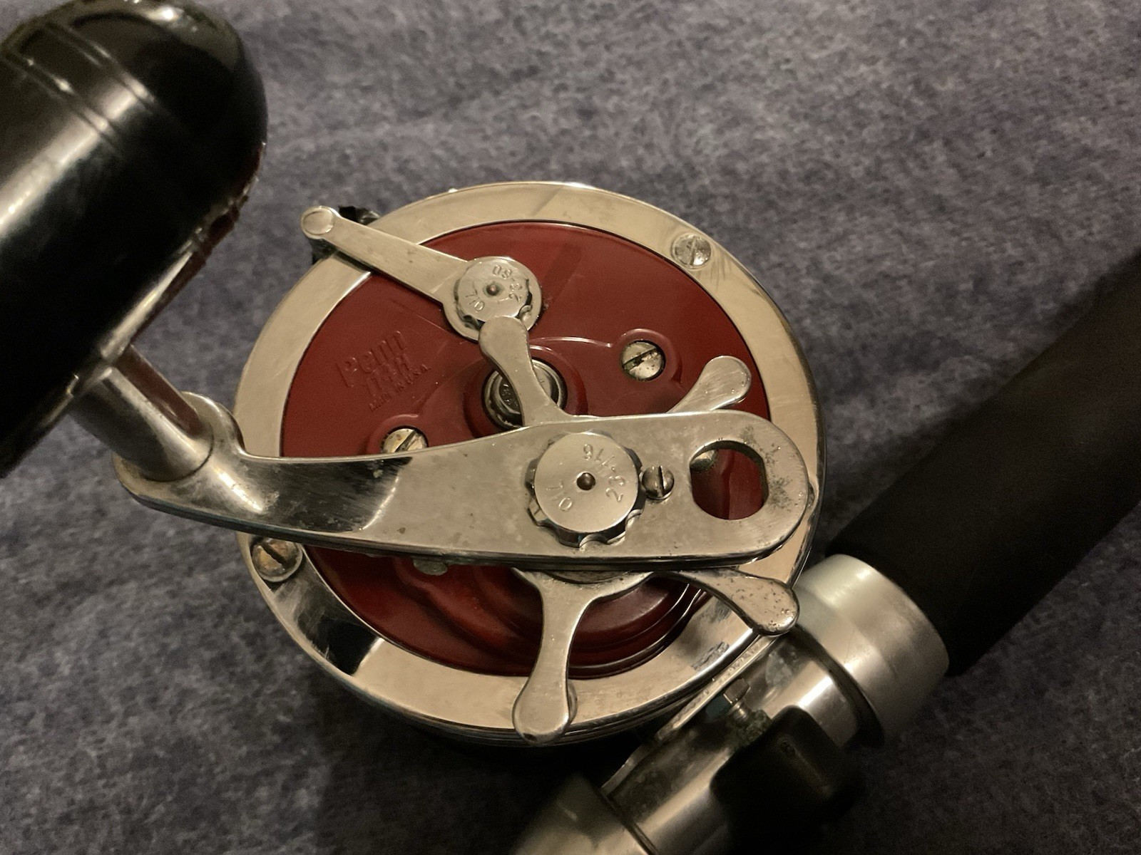 Custom Tournament Rod By “Lott Bros” Pro Anglers 3’ 5” W/ Penn Senator 114H1