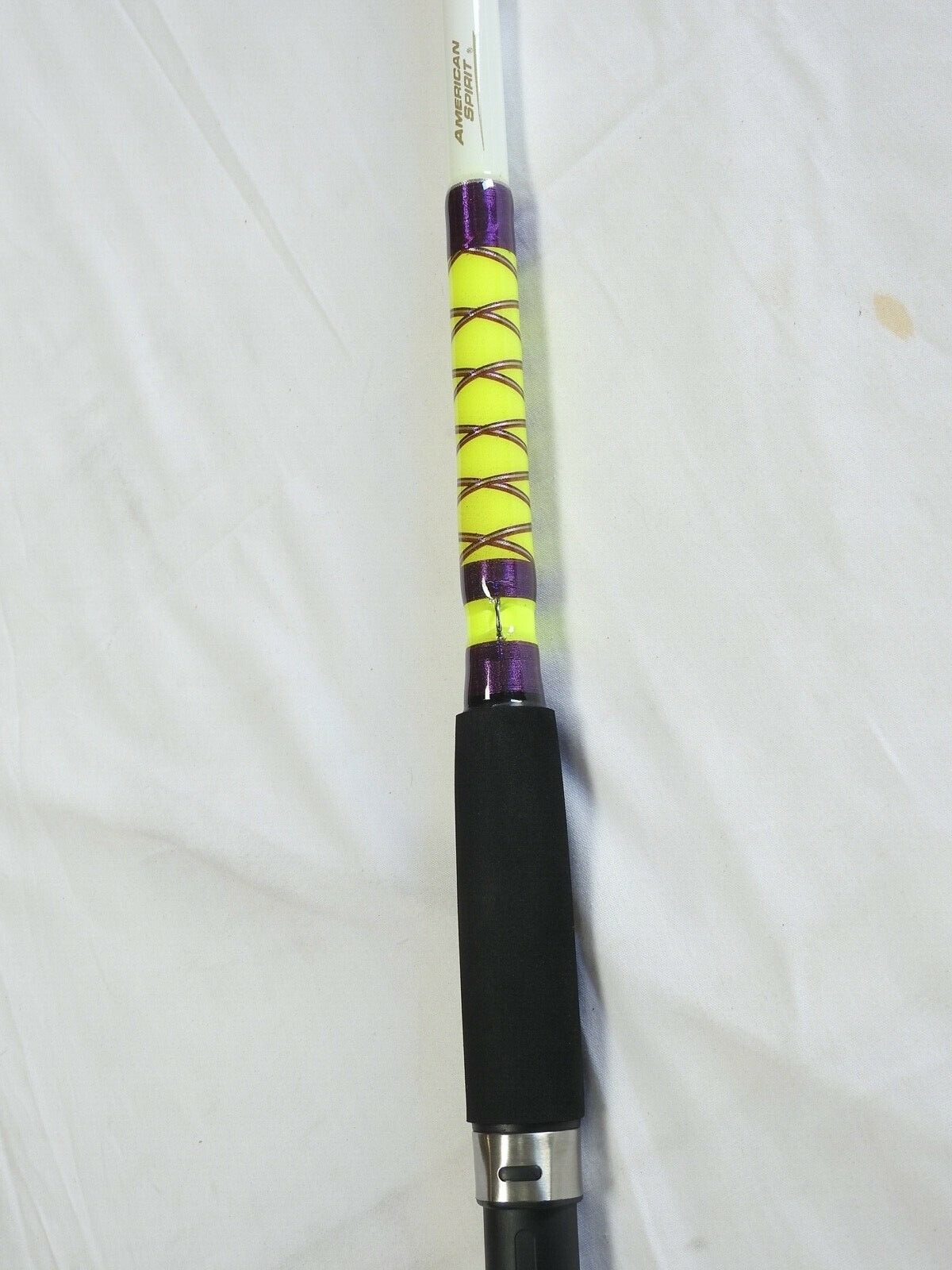 Nite Stick Catfish Spinning Rod 8′ 2PC Purple with Glow Tip