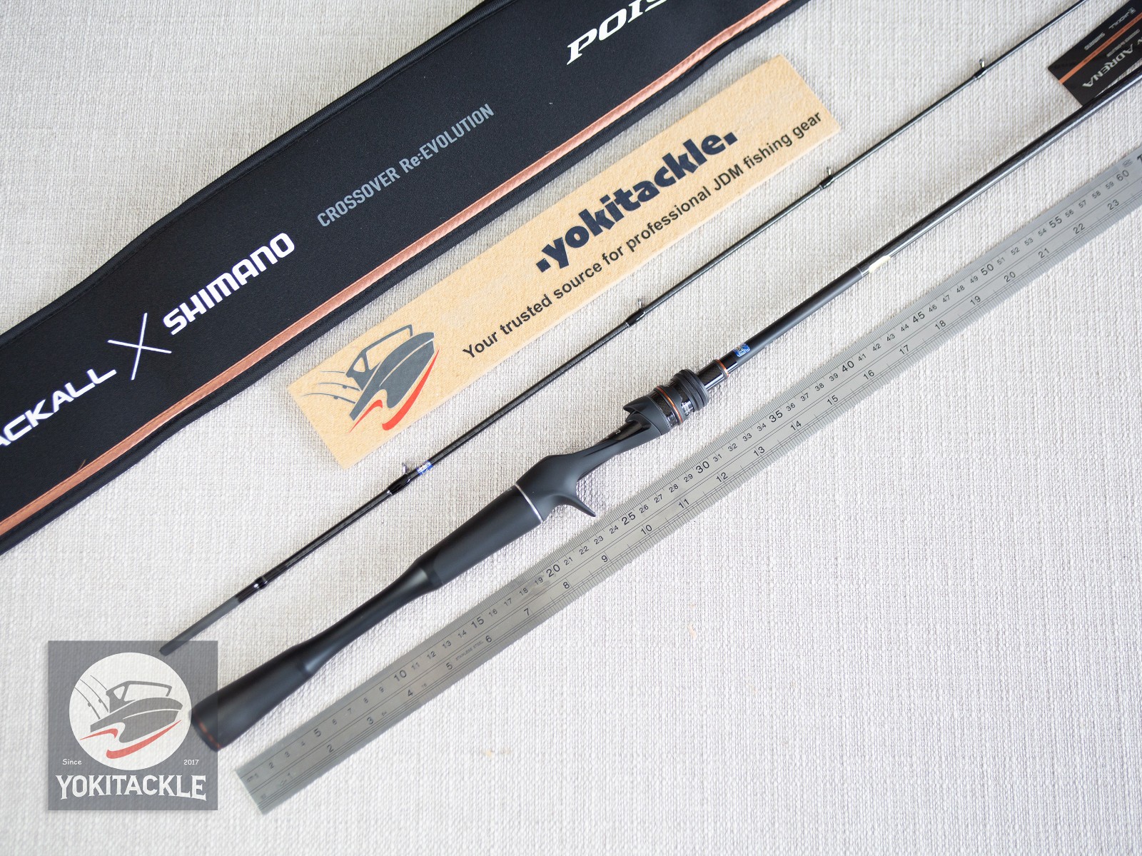 Shimano JACKALL 24 Poison Adrena 164L-BFS/2 Baitcasting rod Shipping from JAPAN