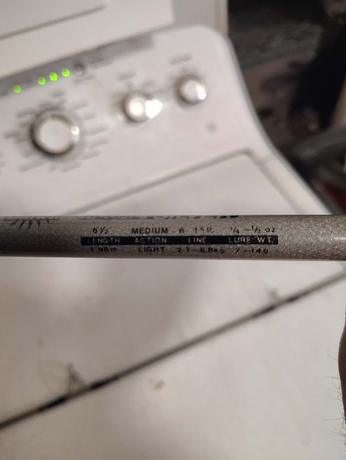 Daiwa Regal Silver Series 6012 6.5′ Medium Light Action Two-piece Fishing Rod