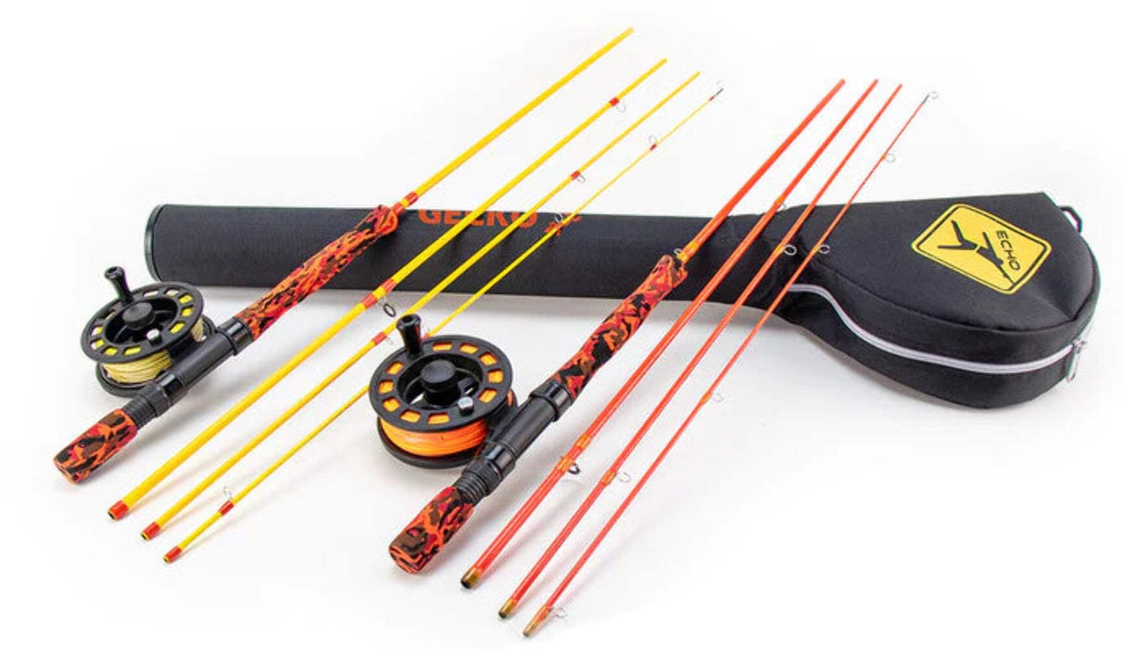 Echo Gecko Trout Kids Fly Rod Outfit + FREE (2)50m Spools of Monofilament Tippet