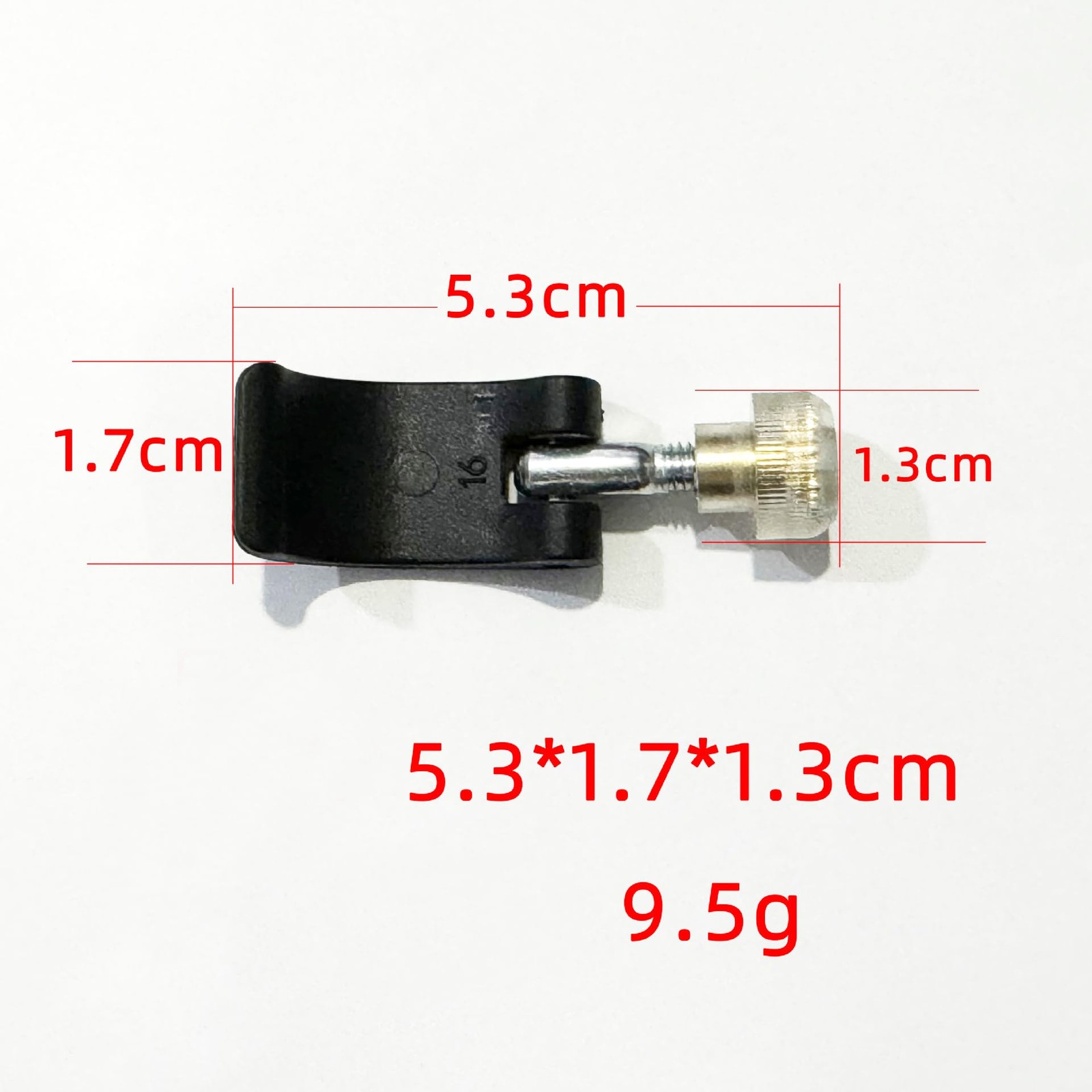 DraCra 6 Pack Trikking Poles Clamp Replacement External Quick Flip Lock Black