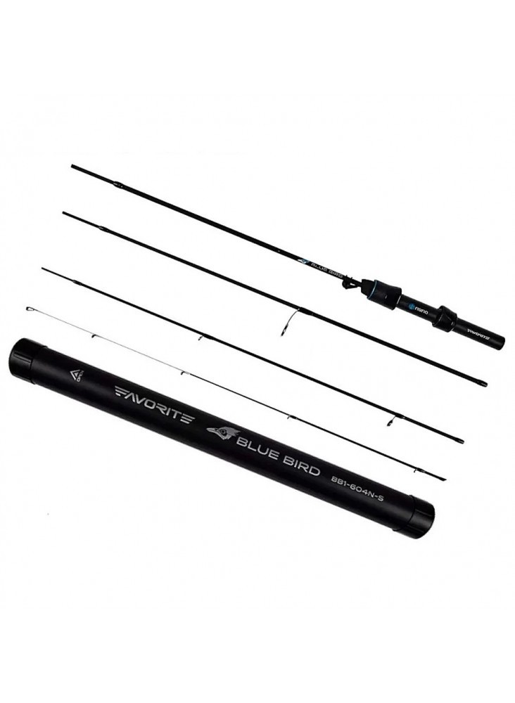 Favorite Blue Bird Compact BB1 1.83m Ultra-Light Spinning Rod 0.2–1.5g