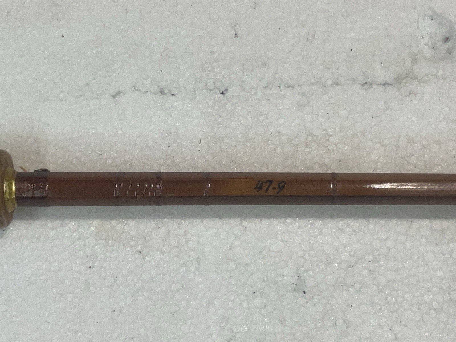 Vintage Southbend Bamboo 9’ Fly Rod # 47-9 3 Pc Set W/ Carrier Tube