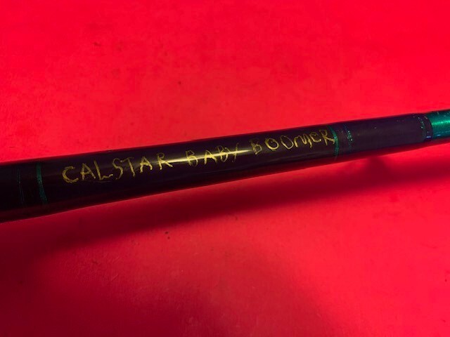 CUSTOM CALSTAR BOOMER JR. 5 FOOT 8 INCH 50 TO 100# RATED RAIL ROD FISHING ROD