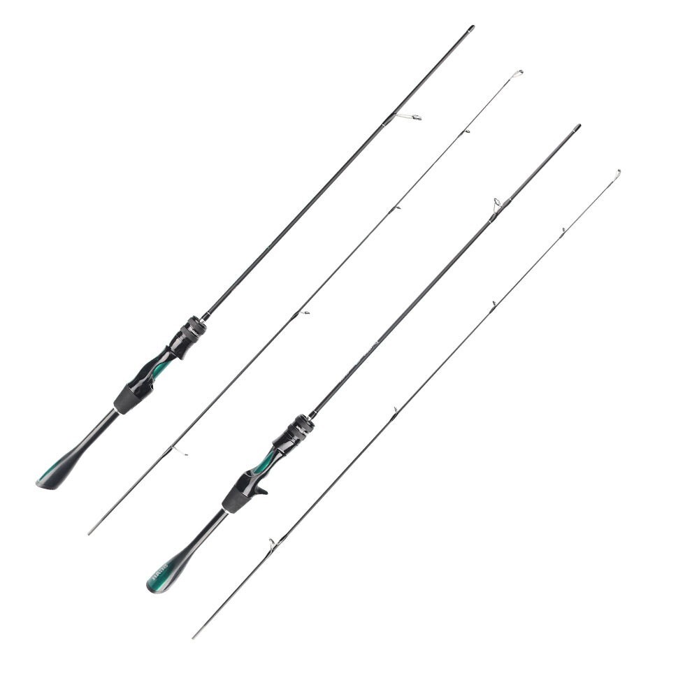 Fishing Rod Casting Spinning Travel Carbon Fiber Rod 2 Sections Ultra-Light Rod