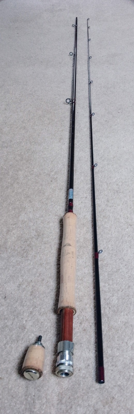 Shakespeare Oberon H.L 9.8′ Fly Fishing Rod #7-9 Sea Trout Salmon Unused