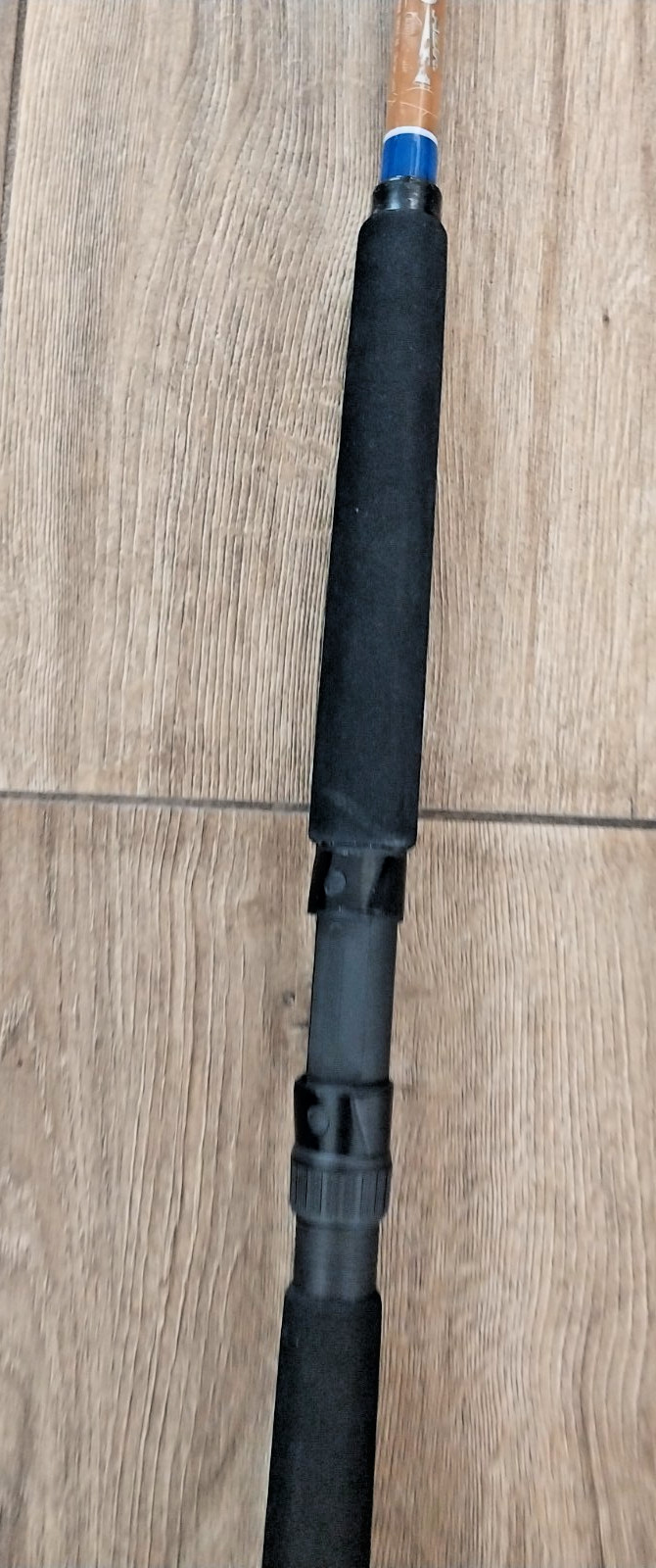 SABRE 7FT SALTWATER VTGE ROD 10-25 LBS. CUSTOM WRAPPED WITH ALL NEW COMPONENTS