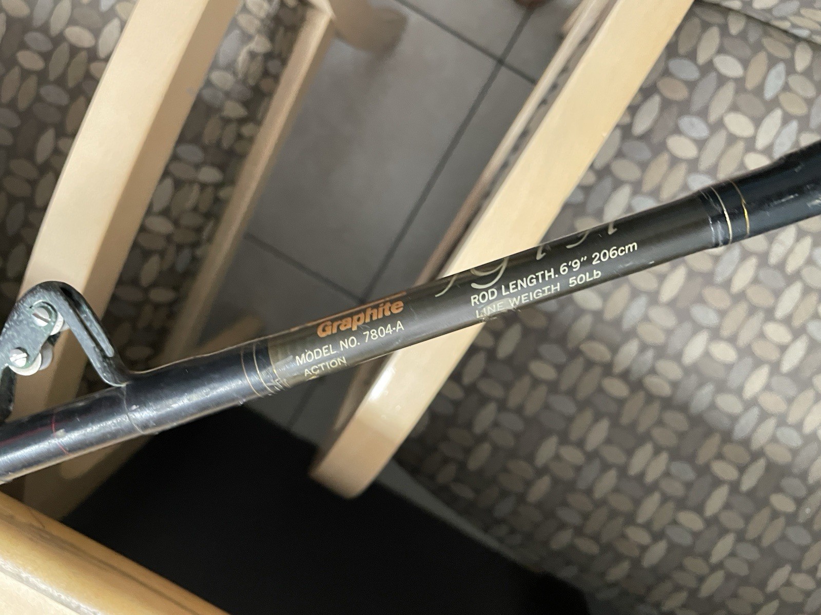 Kunnan IGFA conventional rod 50lb with Aftco guides and butt