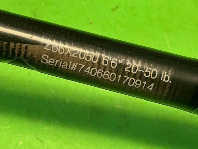 KENCOR ZEBRA GRAPHITE TWIST 6 FOOT 6 INCH 20-50 POUND CONVENTIONAL FISHING ROD