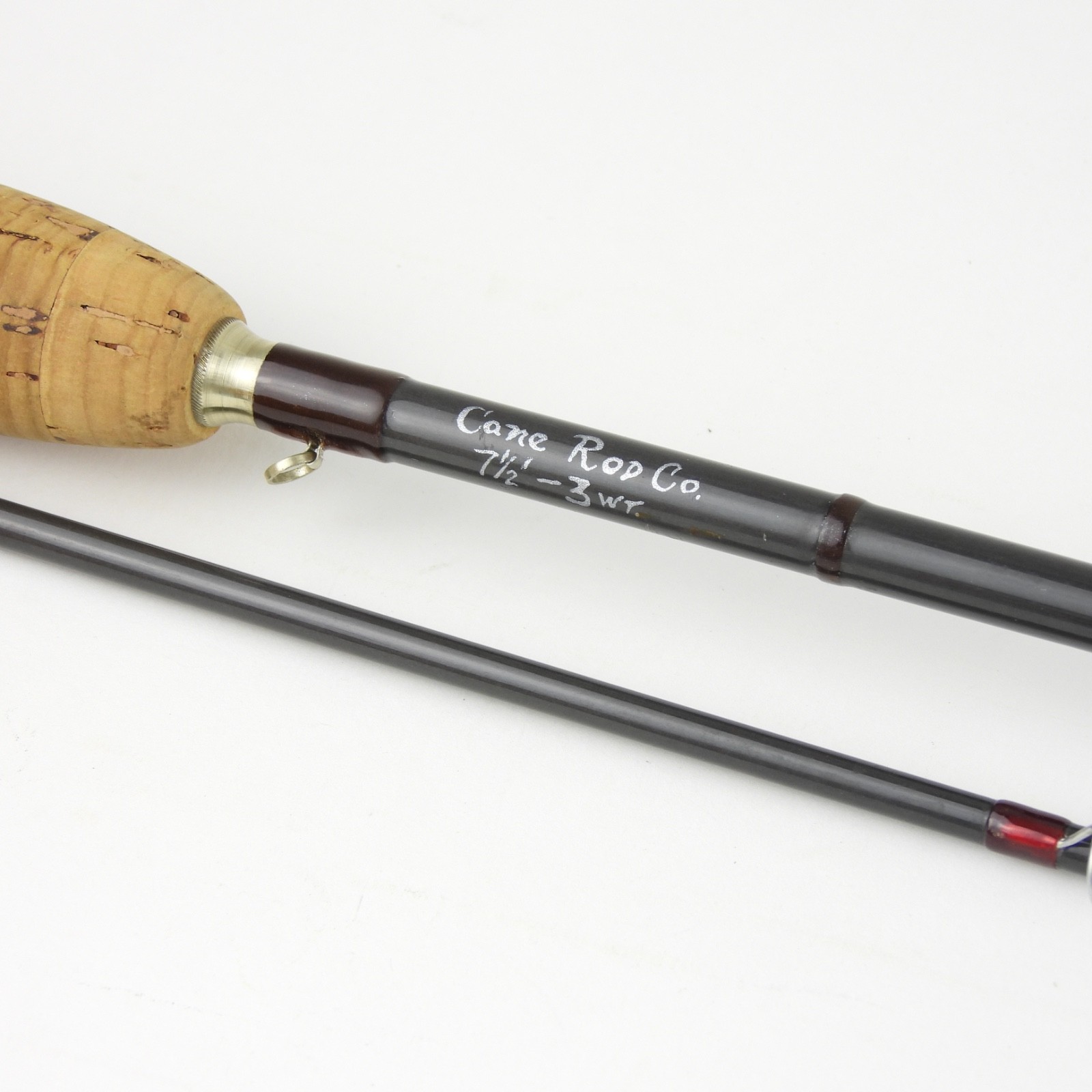 “The Cane Rod Co.” Graphite Fly Rod. Bill Shoff Maker. 7’ 6”. 3wt. W/ Tube.
