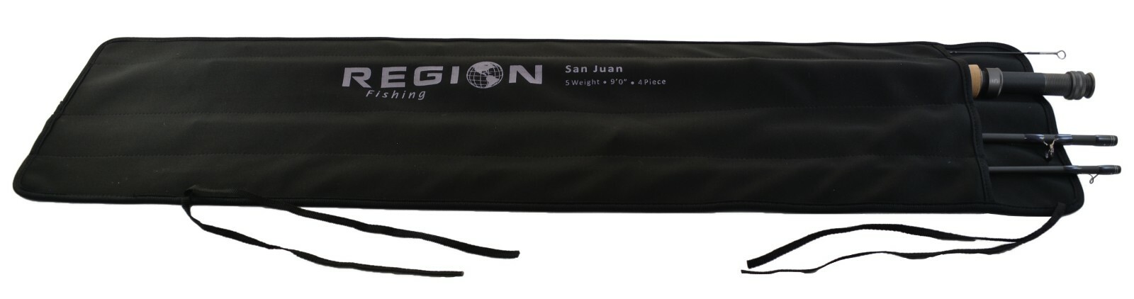 San Juan 5wt 9′ 4pc Fly Fishing Rod w/case – Fast Action – Region Fishing