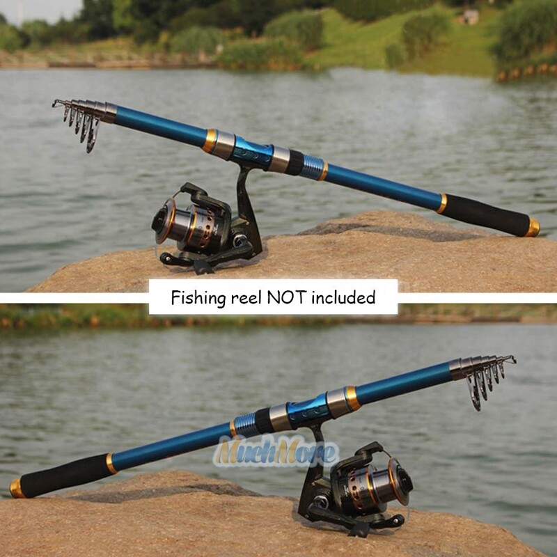 2.1m Carbon Telescope Fishing Rod Travel Sea/River Spinning Pole-Smart Anglers
