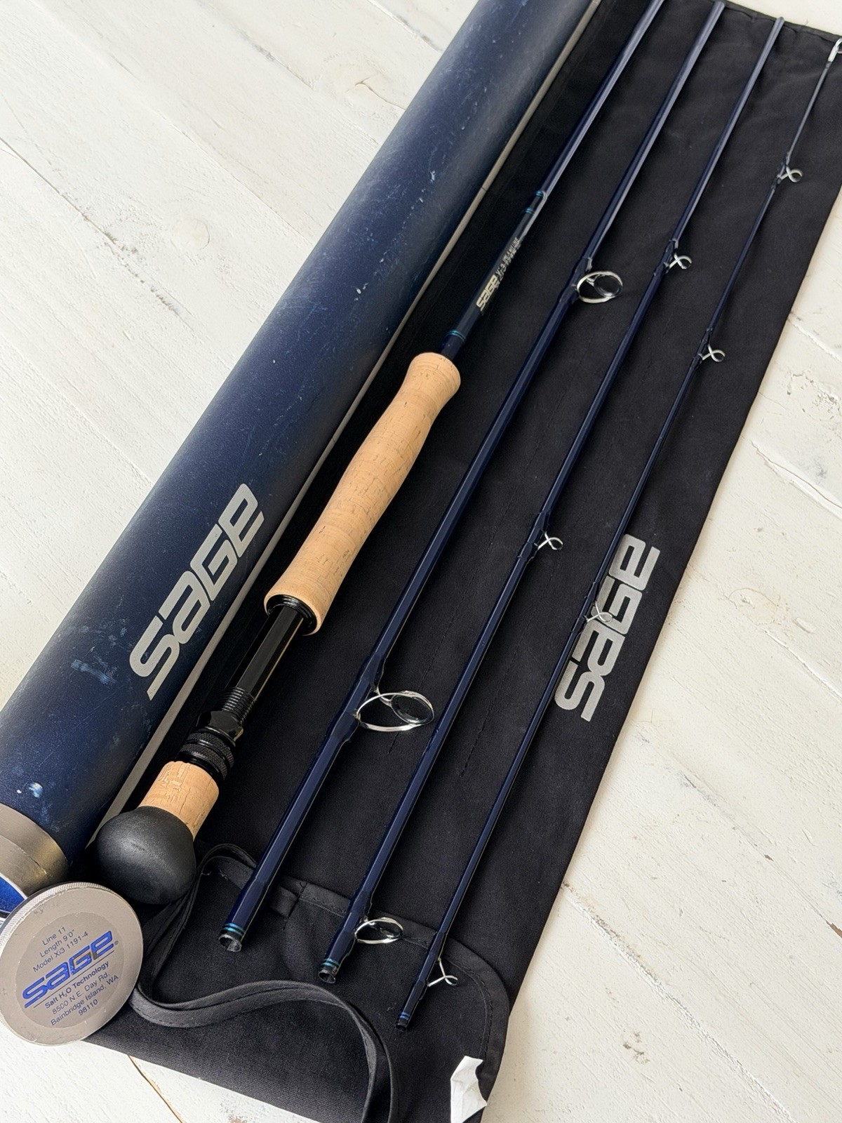 **BEAUTIFUL** 🔥 SAGE SALT Xi 3. 11wt. 9’ft~4pc Flyrod!!🔥~LEGENDARY~🔥