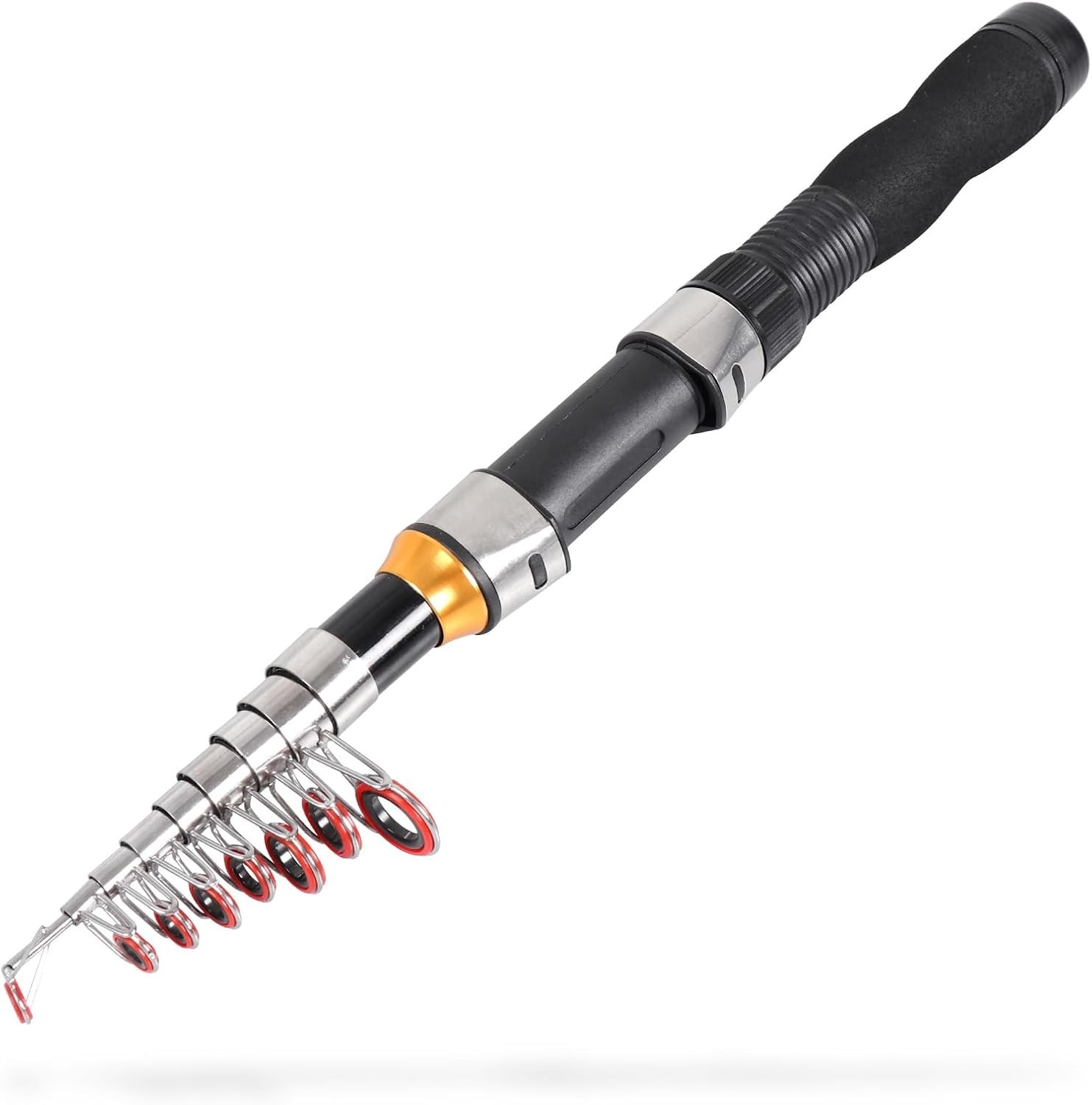 Lightweight 6.2ft Telescopic Fishing Rod: Perfect for Saltwater & Freshwater