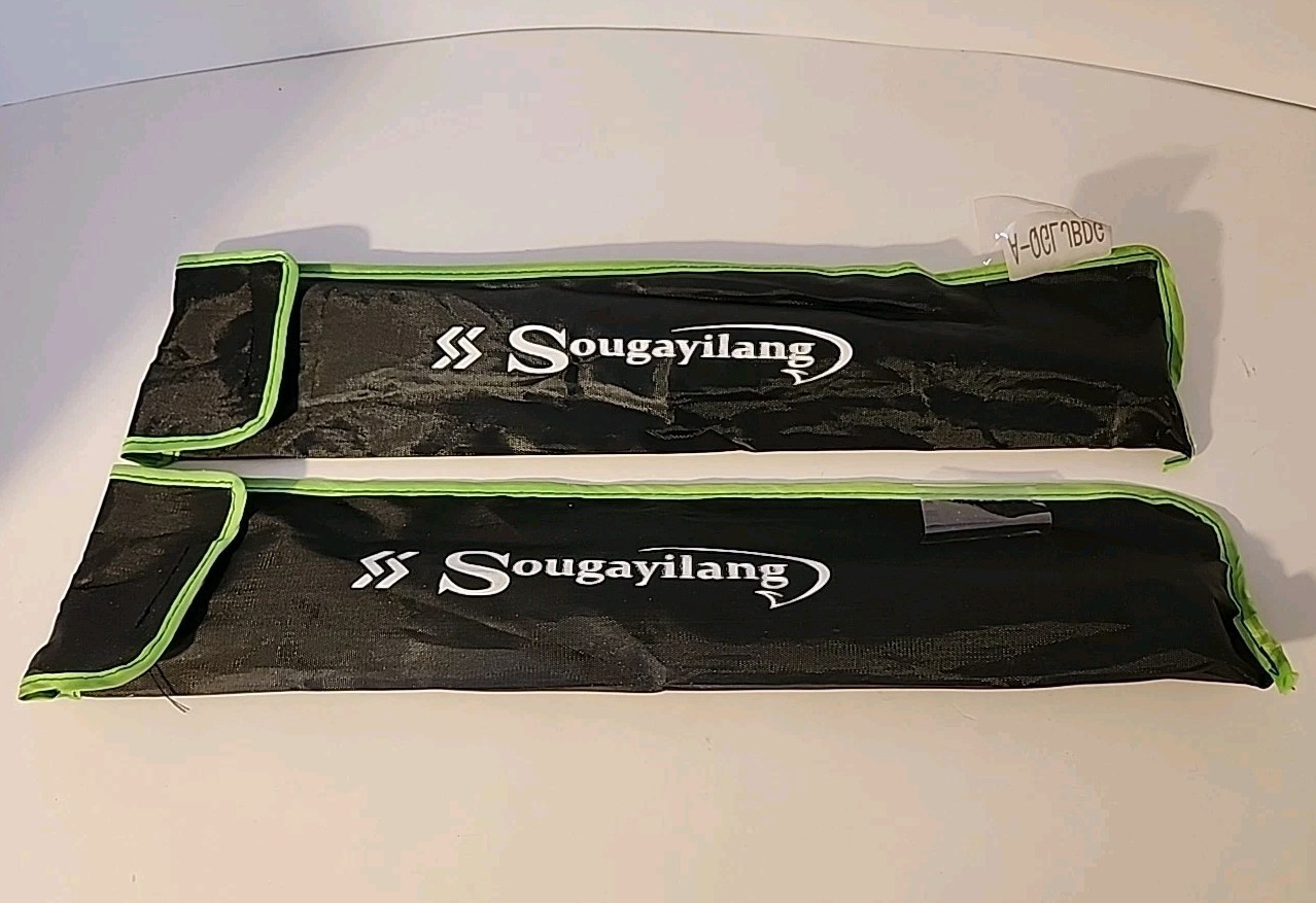(2) Sougayilang ice fishing rod, ultralight and sensitive ice fishing rod, 25″