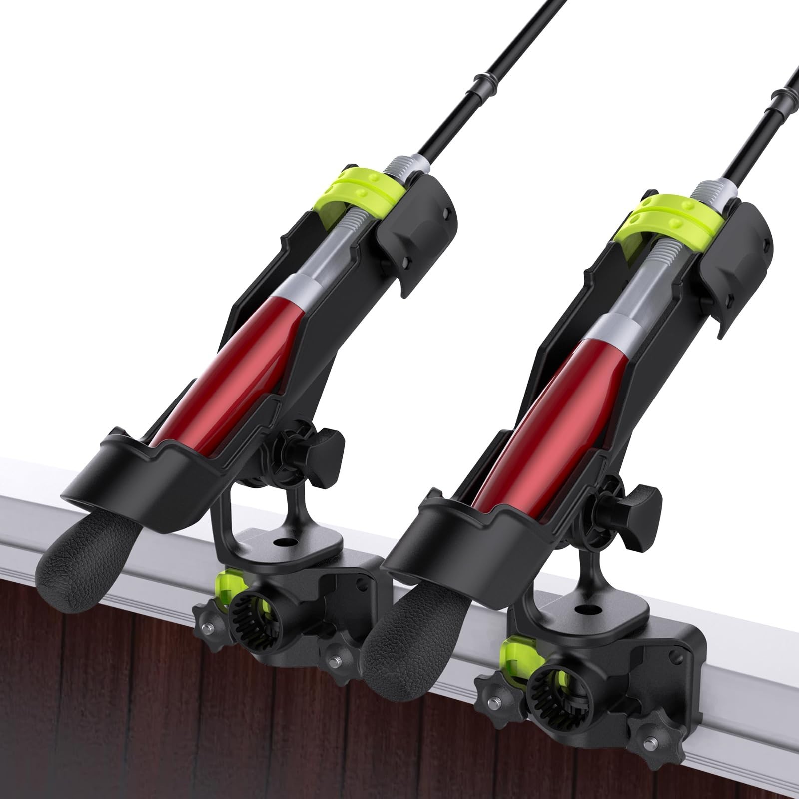 Combo Mount Fishing Rod Holders – 360 Degree Adjustable Boat Rod Rack