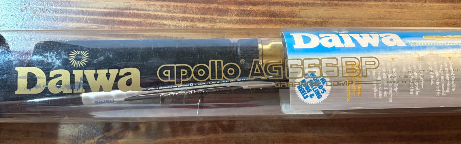 Vintage Daiwa “APOLLO AG666BP Graphite Comp 6pc. fishing rod