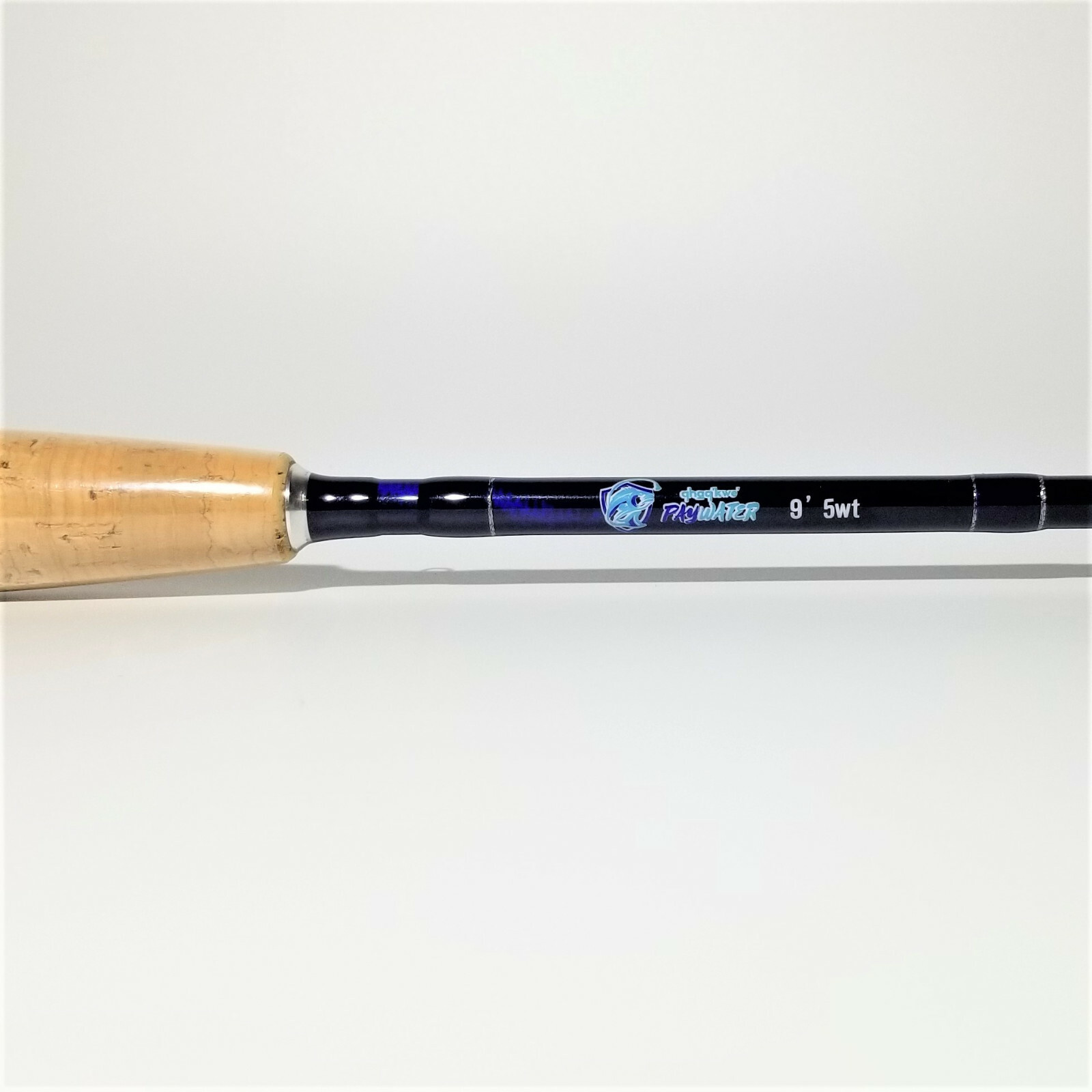 PayWater BLUE 9′ 5wt Medium Action IM6 Carbon Fly Rod Snake Guides 4pc R&R Case