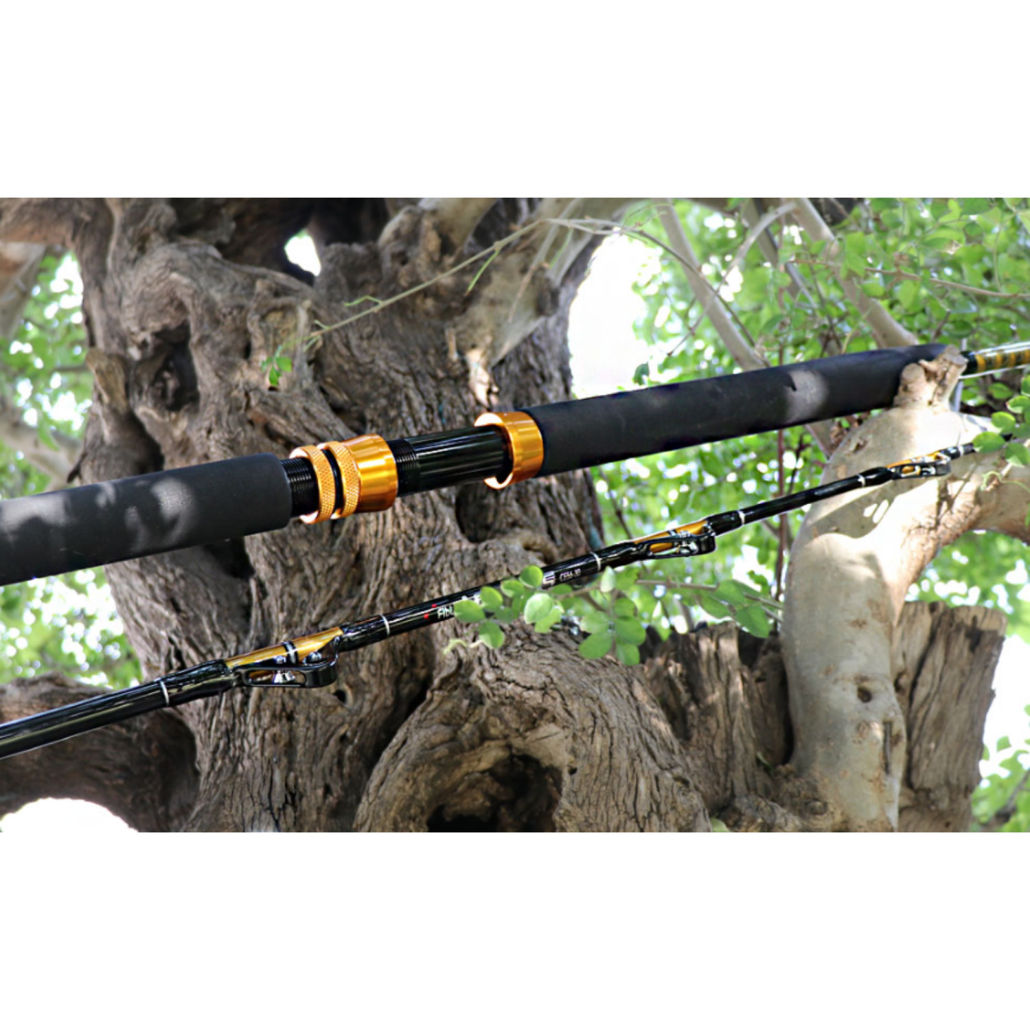 2 Piece Saltwater 7′ Trolling Rod Heavy Strong Corrosion Resistance Fiblink