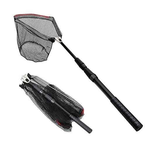 SAN LIKE Fishing Net Collapsible Landing Net 37-98in