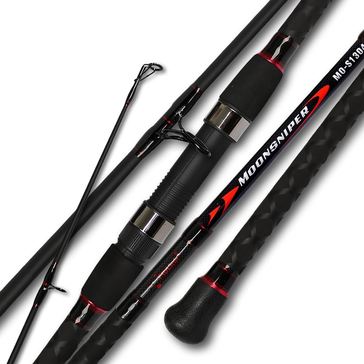 Surf Spinning Fishing Rod 4-Piece Graphite Travel Fishing Rod(11 Feet & 13 Feet