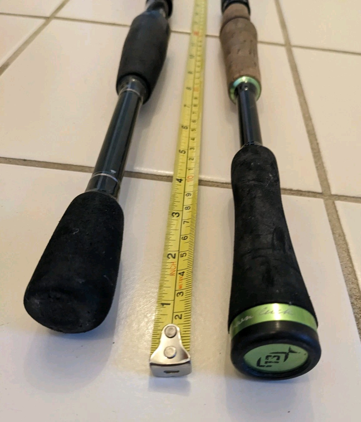 13 Fishing Omen Green Spinning Rod – Shortened to 77″, Professionally Re-Tipped