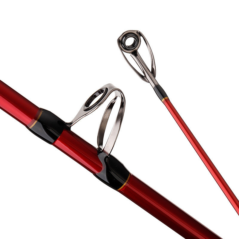 RedShark Saltwater Boat Rod Trolling Heavy 6′ 7′ 8′ Travel Spinning Rod 3 Piece