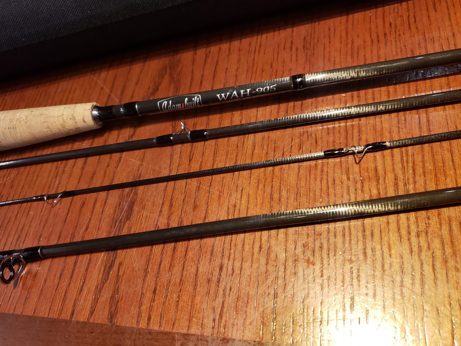 Adamsbuilt Fly Fish 4 Pc Carbon Fiber Rod WAH-905 Learn to Fish 9FT 5WT w/ Case
