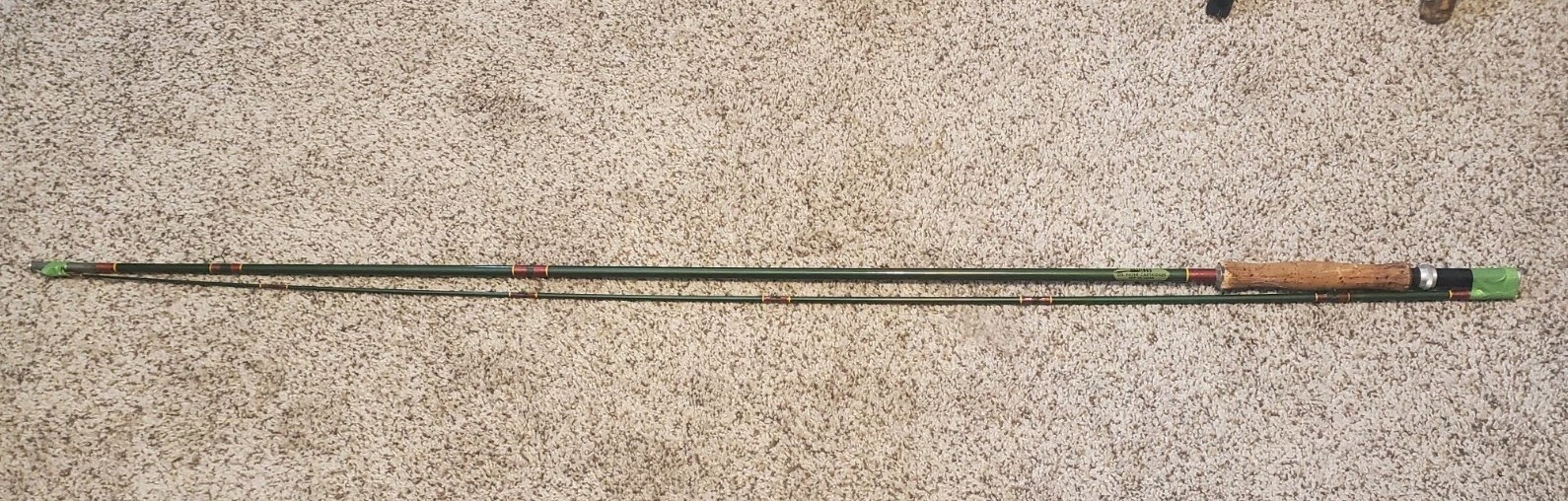 Hastings Oil Filter Fly Fishing Rod 2 Piece Cork Handle 8.5′