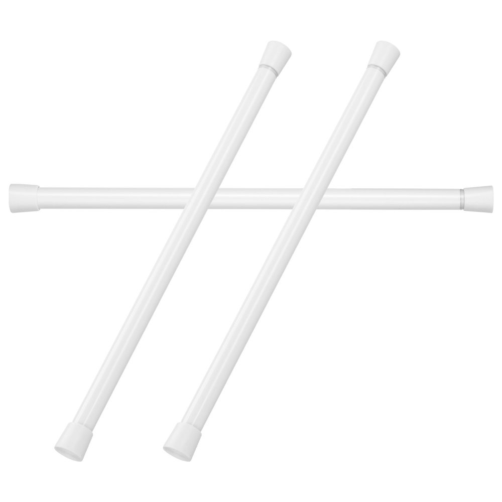 3 Pcs Adjustable Curtain Rod Tension Spring Loaded Door Rail Pressure