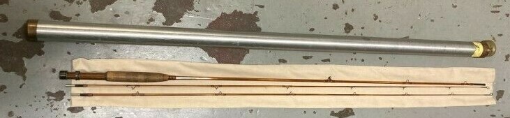 BOB TAYLOR 3 PC Fishing rod with case VERY RARE! 2 tips PICK UP ONLY INDIANA