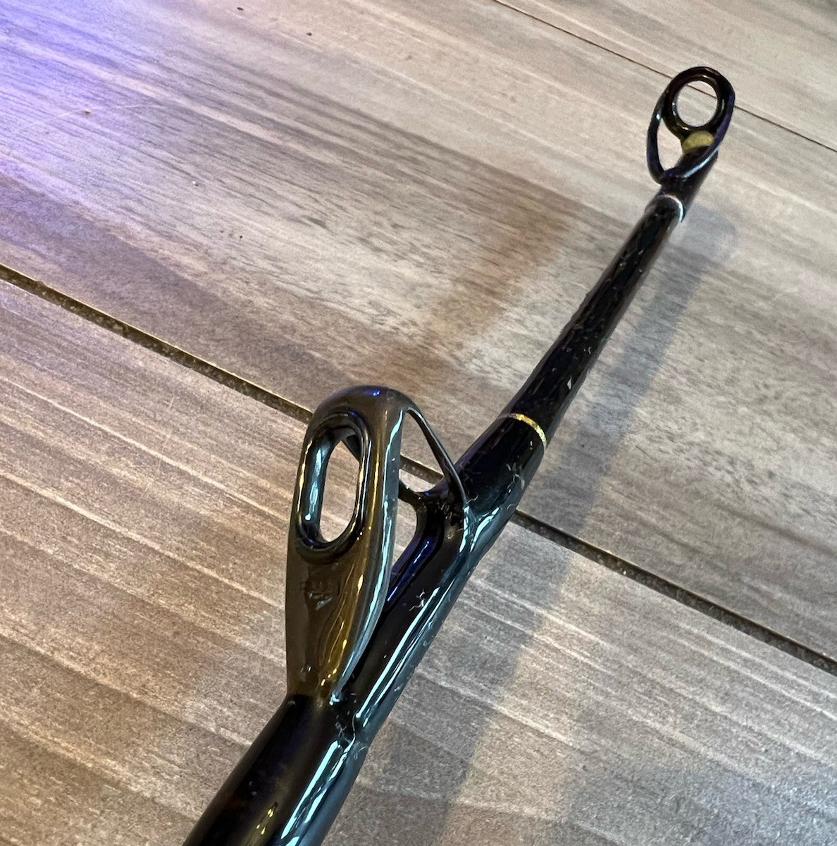 Lamiglas Stand Up Big Game Fishing Rod w/ Rare DB series Fuji Guides & Uni-Butt