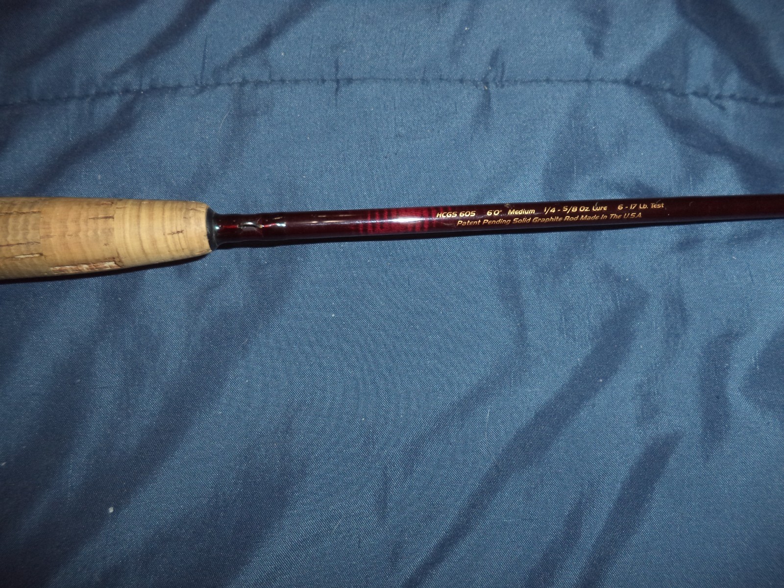 Rare VTG FENWICK Hardcore 605 6′ 1pc Spinning rod Patent Pending made in USA