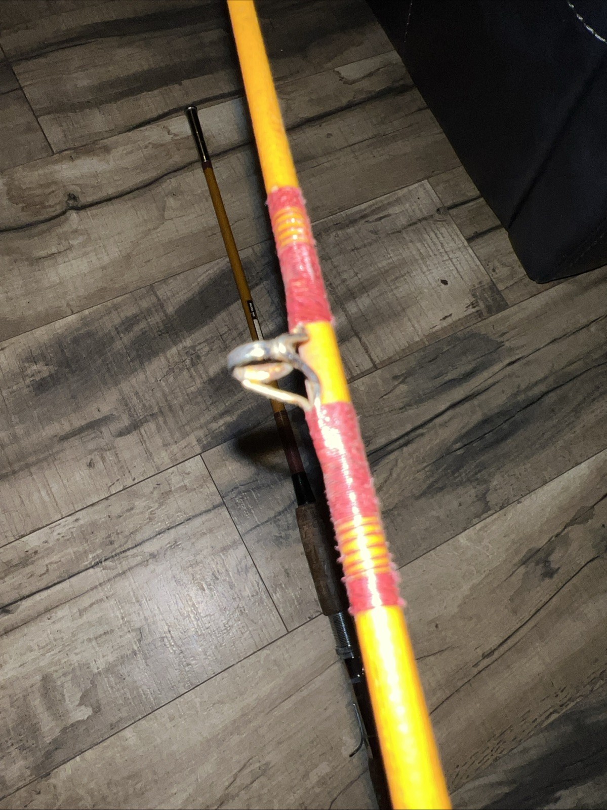 National Fiberglass Company 6’ 6” 2pc Fishing Rod Vintage BaitCasting