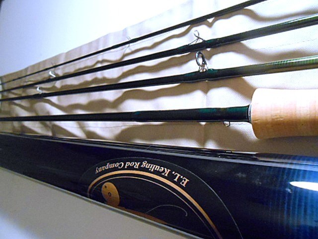 E.L. KEULING ROD CO 10′ 3WT. DOWN-LOCKING 4PC CARBON FIBER FLY ROD 2026 USA