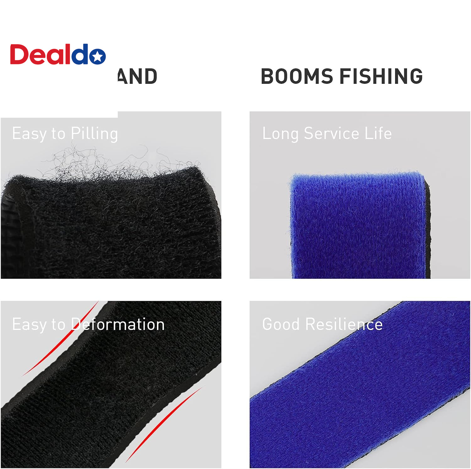 RS3 Fishing Rod Wrap Pole Straps， Hook & Loop Fishing Rod Belts, Fishing Rod Tie