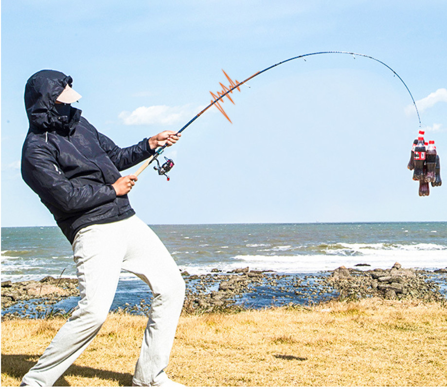 Portable Fishing Rod Carbon Fiber Stream Rod Ultra-Light Casting Spinning Fast