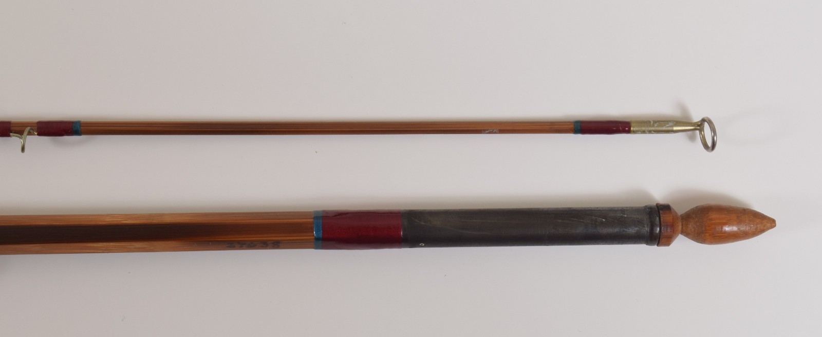 Partridge Split Cane 9 1/2 ft 8 weight F275 Fly Fishing Rod Excellent