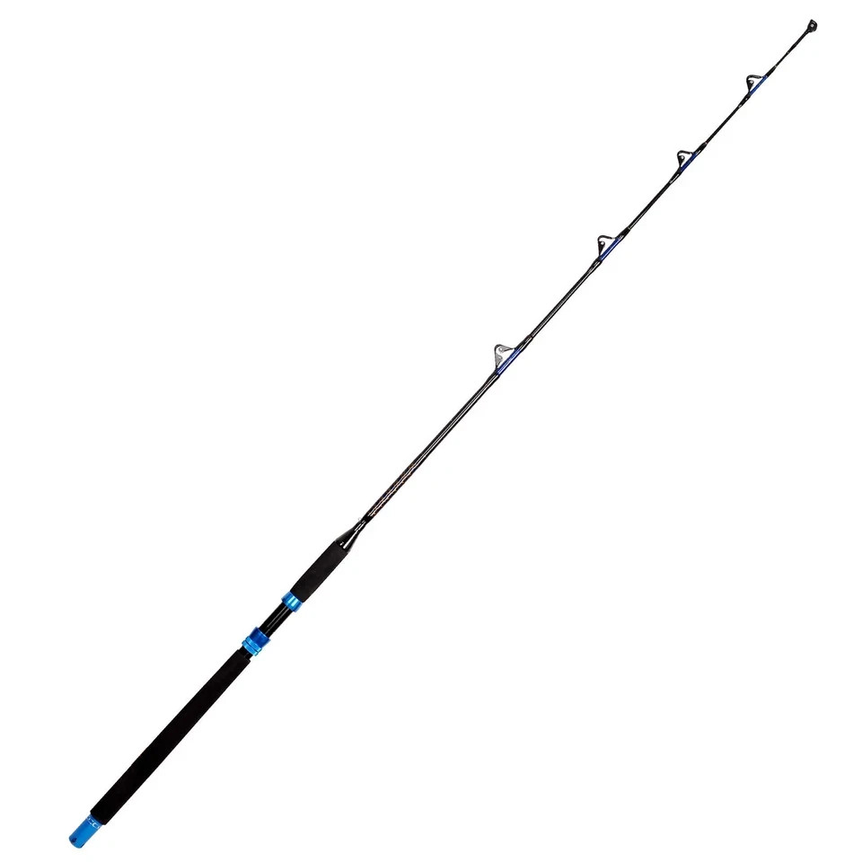Fiblink Bent Butt Fishing Rod 2-Piece Saltwater Offshore Trolling Rod Big Gam…
