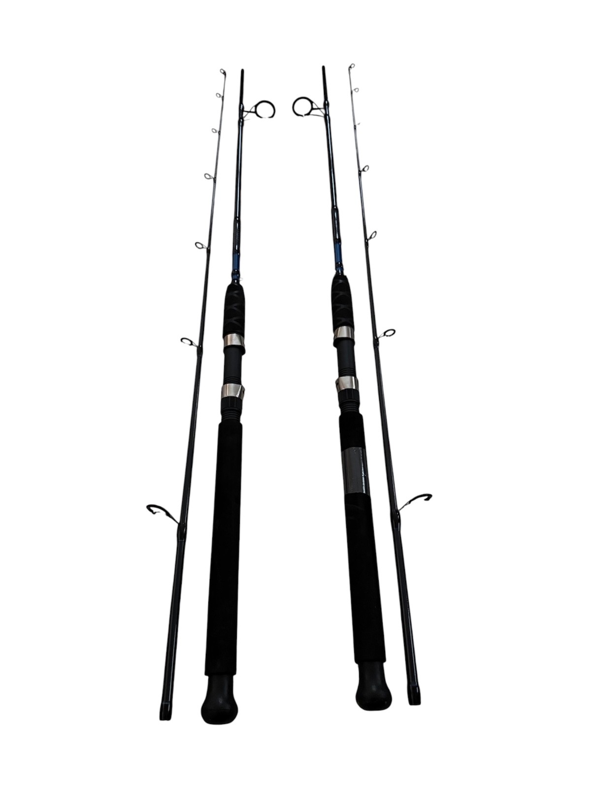 2 LOT Tsunami Barrier II Spinning Rod 7’ 2pc MH TSBARII60