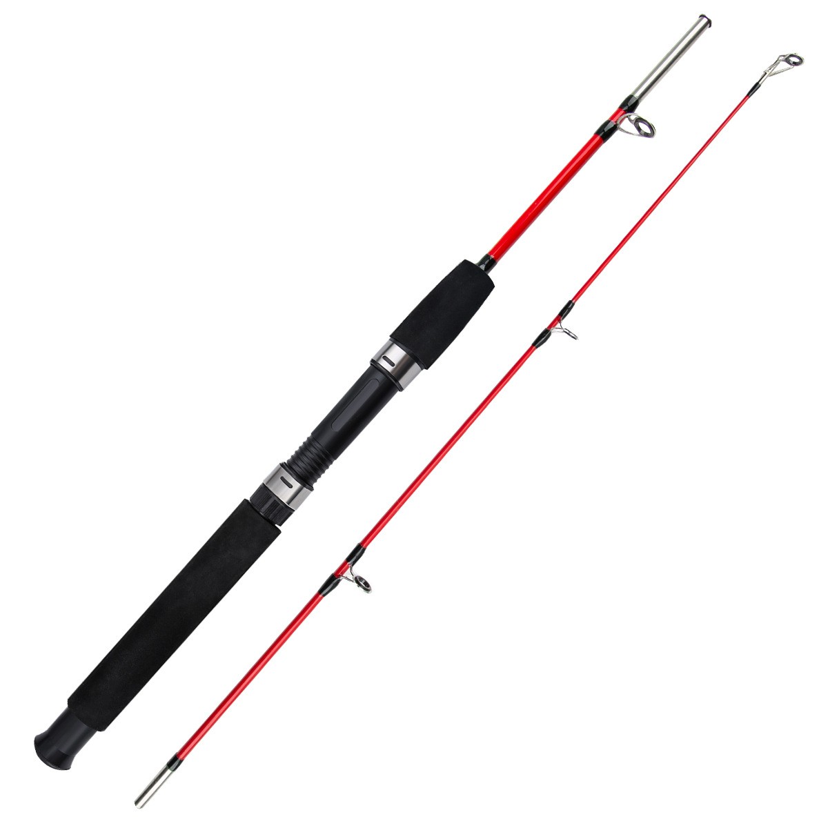 Lightweight 1 Meter Outdoor Fishing Rod with a Straight-handled Fishing Rod