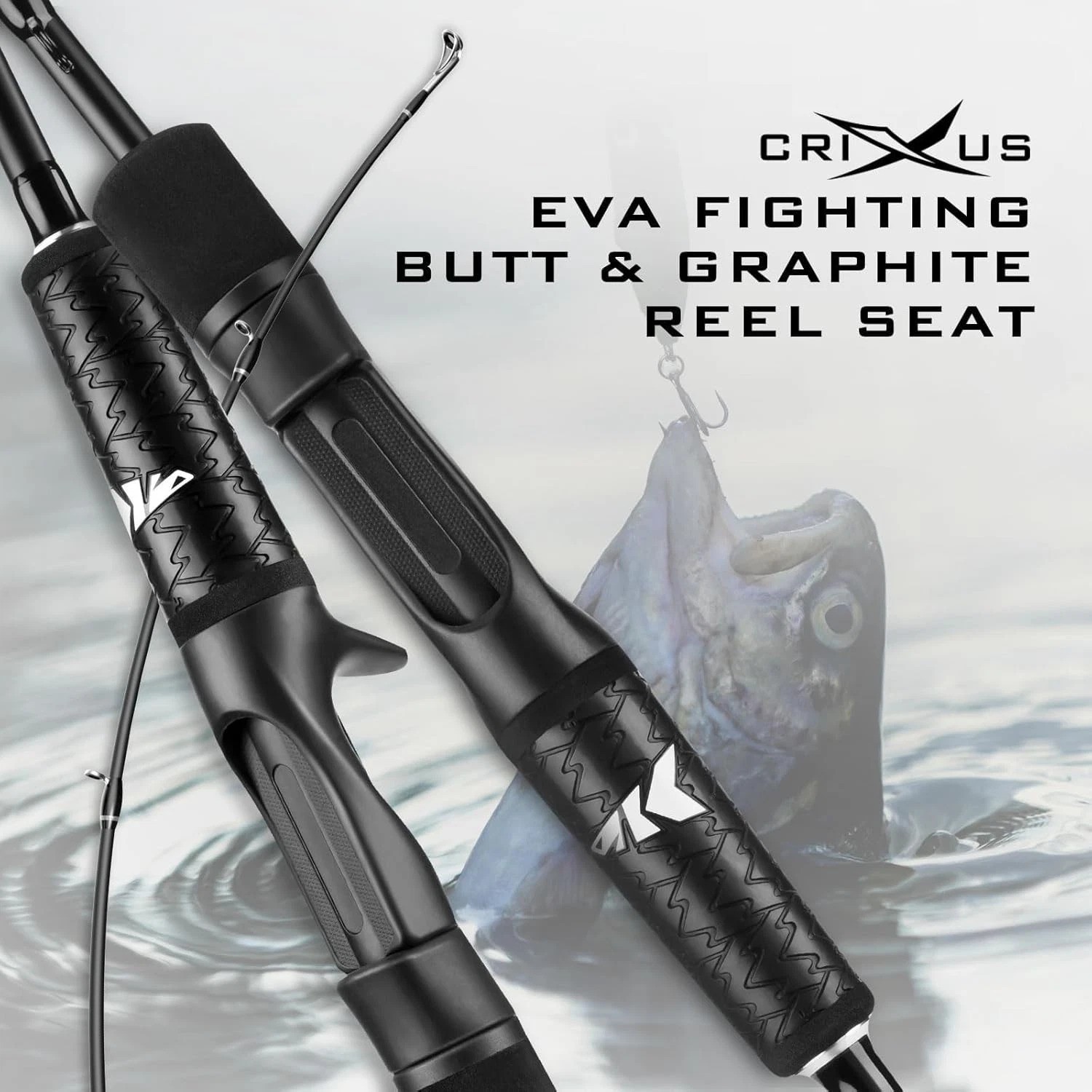 Ultimate Crixus Fishing Rod: 78″ Fast Action, Medium Heavy & Guiding Precision