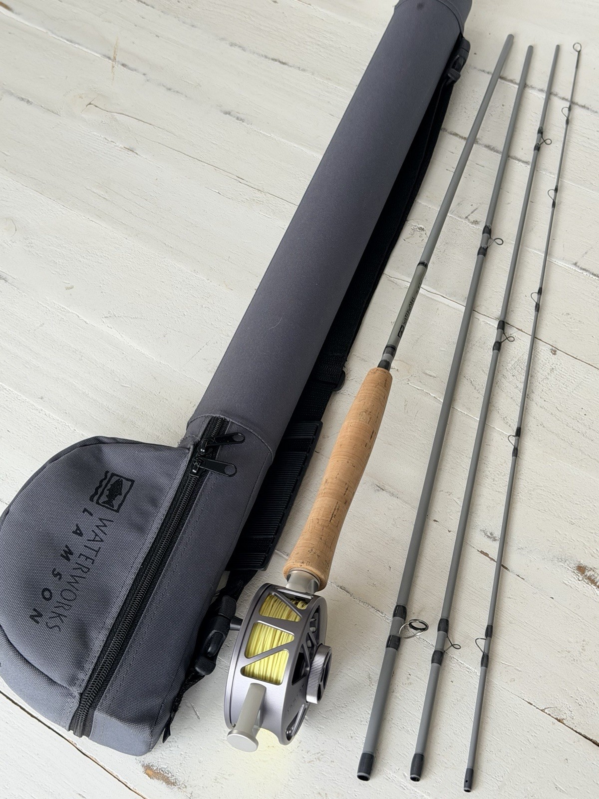 **BEAUTIFUL**🔥WATERWORKS LAMSON CENTER AXIS 5wt. 9’ft Fly Rod ~LEDENDARY~🔥