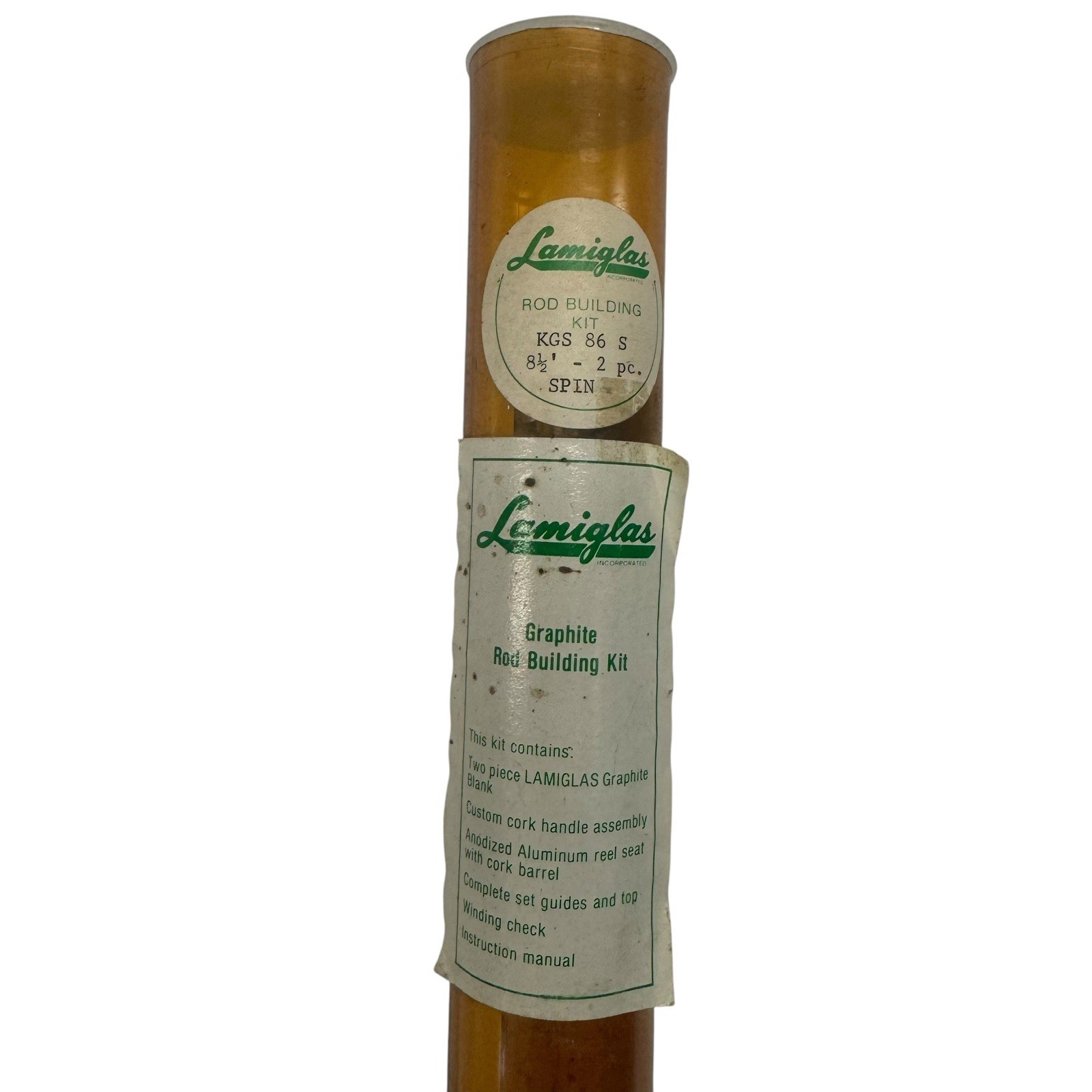 Vintage Lamiglas Fishing Rod Graphite GSH1022M Series 8 1/2′ 2 Piece Made In USA